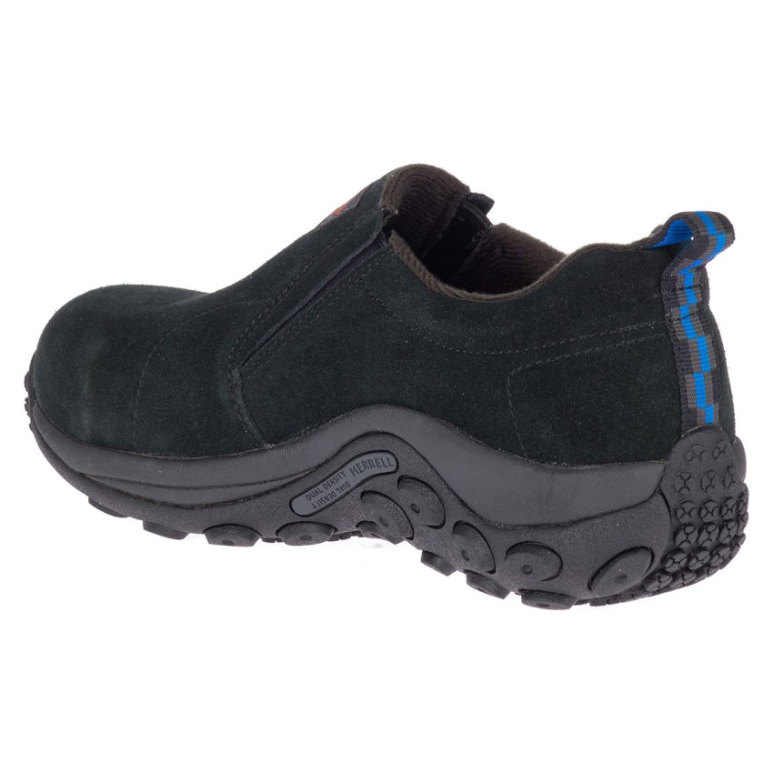 Chaussure de Securite Merrell Jungle Moc Alloy Toe Noir Femme | A.E.PVHG